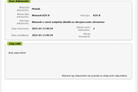 Jak odzyskać nadpłaconą składkę zdrowotną? Wniosek RZS-P krok po kroku