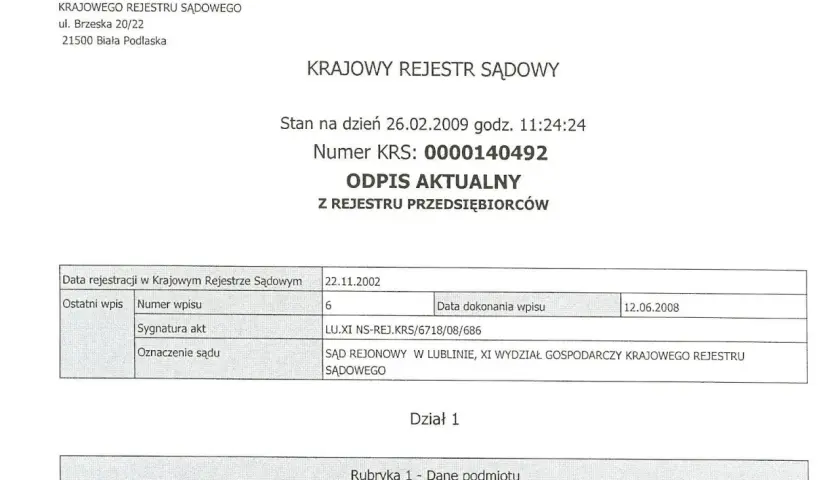 Pełny odpis KRS: Online za darmo czy papierowo za 60 zł? Poradnik