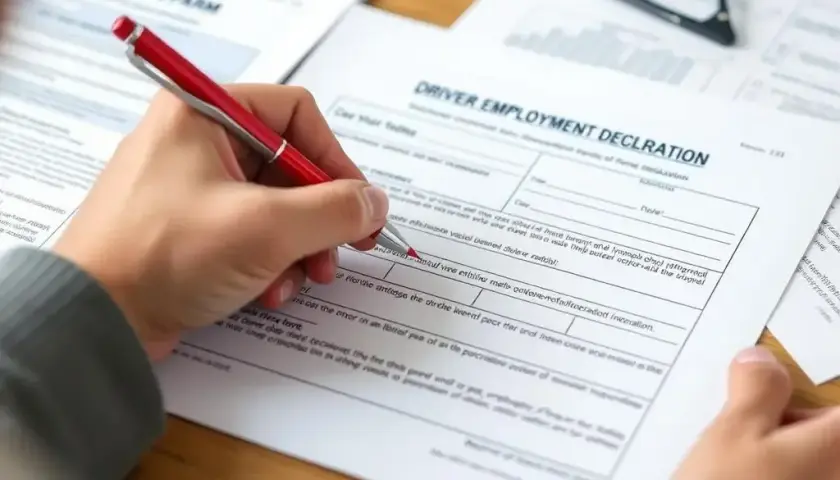 Oświadczenie o zatrudnieniu kierowcy: Jak wypełnić i uniknąć kar?